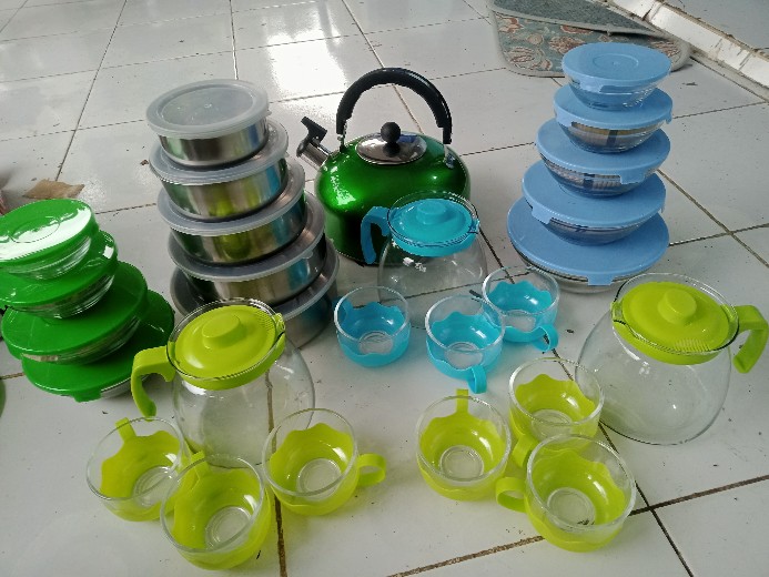 Terlaris Mangkok Kaca Tebal 5 Susun