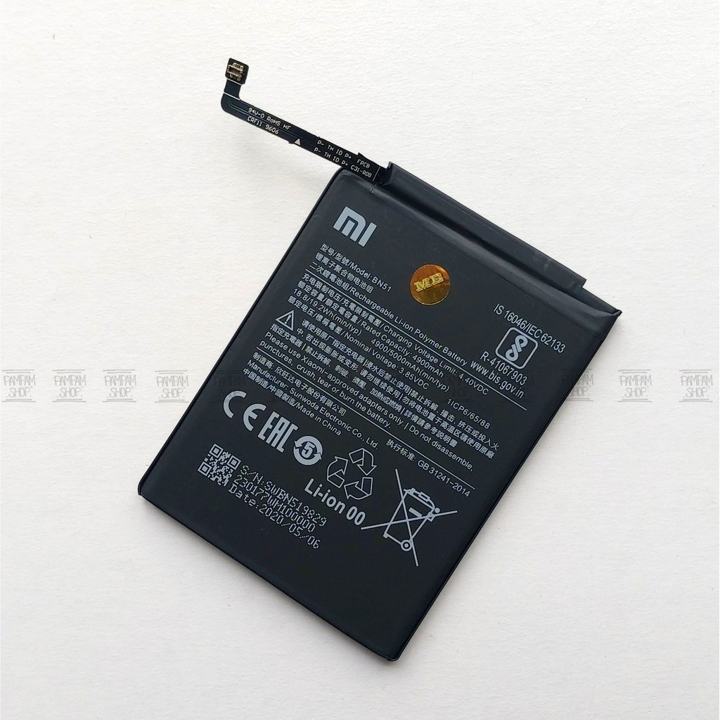 Baterai XiaoMi BN51 Redmi 8 8A Pro Original OEM Batre Batrai Battery Xiao Mi BN 51 HP Ori