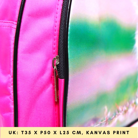 (BISA COD) tas pakaian wanita travel elle ukuran besar gambar print grosir semarang murah fashion