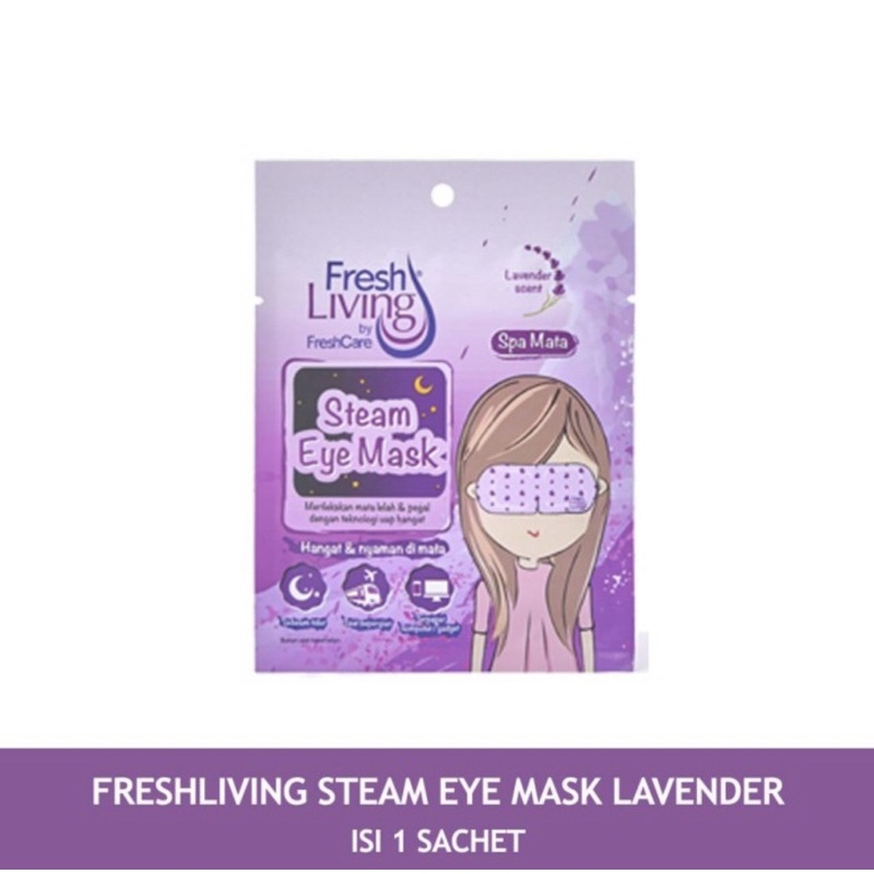 Freshliving Eye Mask Lavender Relaksasi Masker Mata ORIGINAL