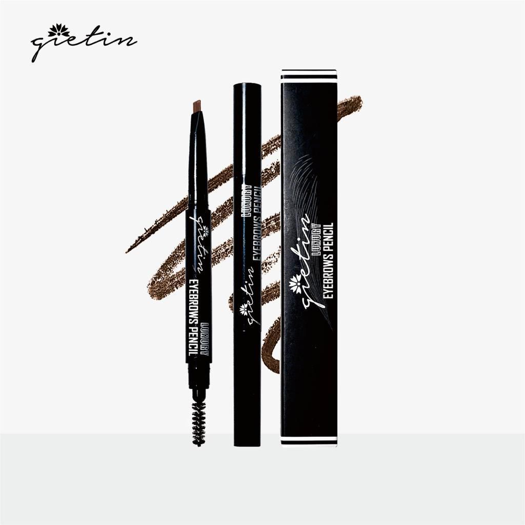 COD Gietin Eyebrow Pencil Pensil Alis Anti Air Dengan 2 Pilihan Warna pensil alis gietin BPOM GT04