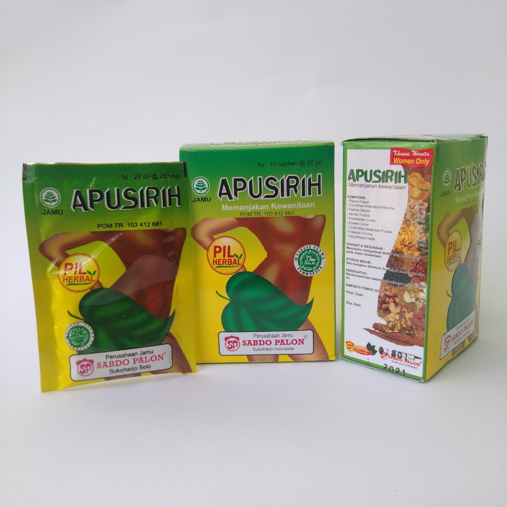 

Pil Herbal Apusirih Sabdo Palon isi 10 Sachet