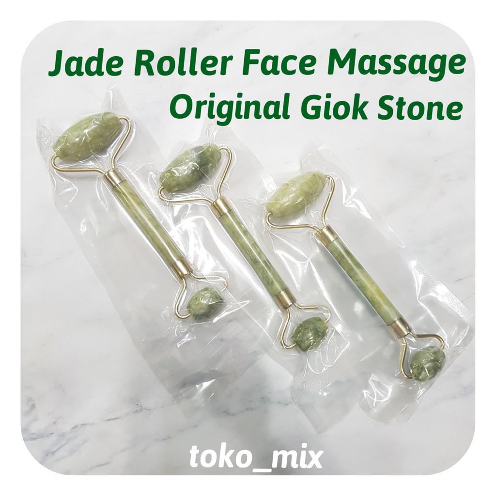 Jade Roller Face Massage Original Giok Stone