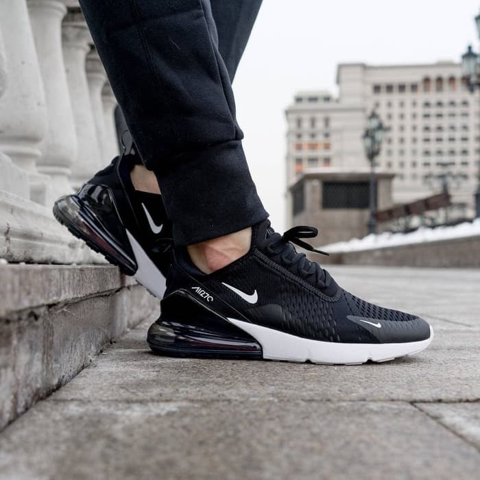 Sepatu Nike Airmax 270 "Black White" Premium Original / Sepatu Lari
