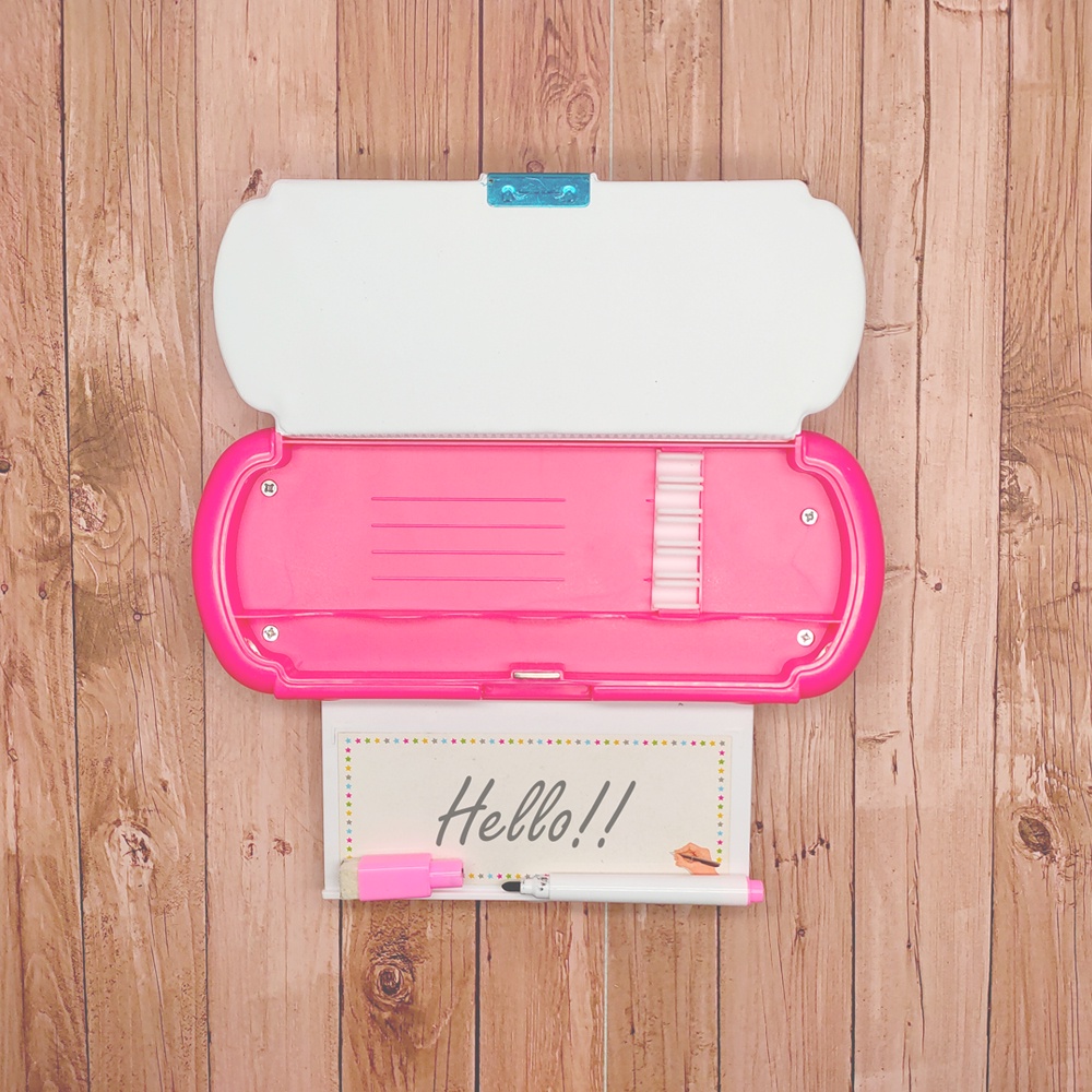 Kotak pensil magnet papan whiteboard+spidol karakter XU-6605-1