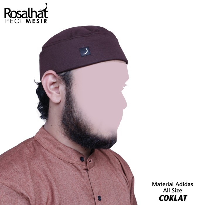 Peci Mesir | Peci Mesir Samase | Peci Taliban - Cokelat