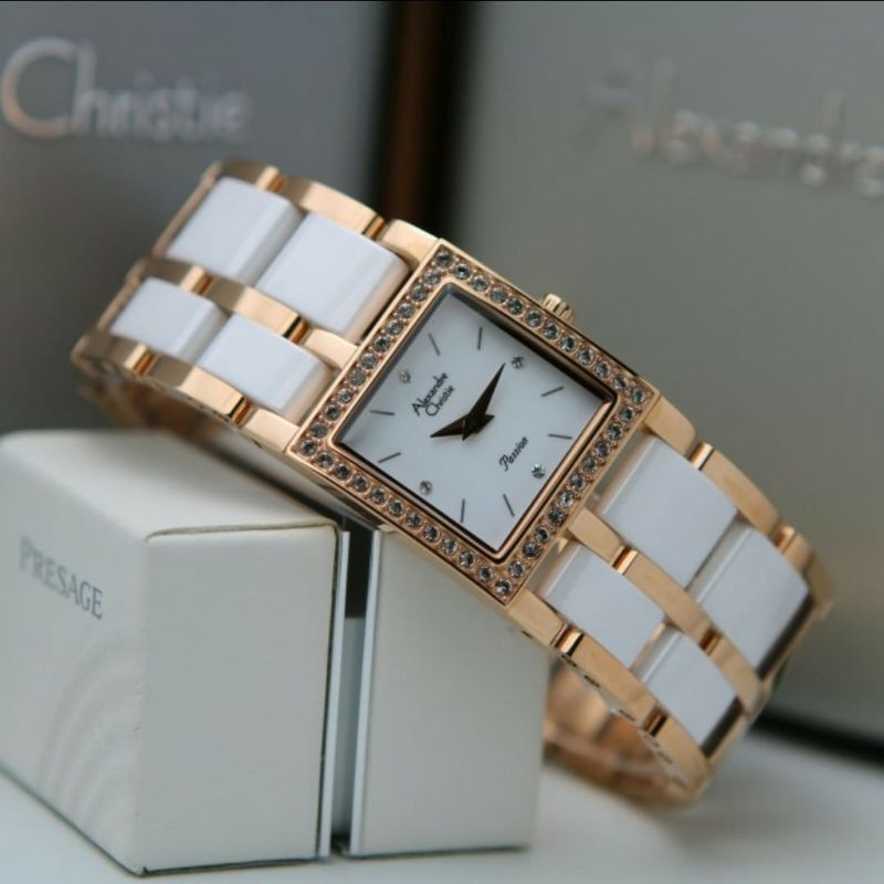 Alexandre Christie wanita rantai kombinasi keramik 2314 kotak persegi