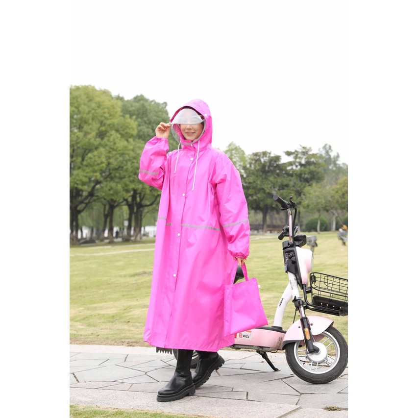Jas Hujan Wanita Raincoat Pria Ponco Oxford PVC 82008