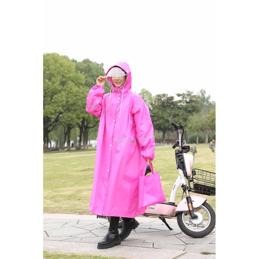 Jas Hujan Wanita Raincoat Pria Ponco Oxford PVC 82008