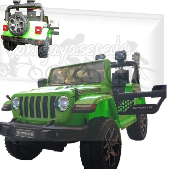 Jeep Rubicon Mobil Aki Remote Control Pmb M 8288 Off Road Promo R10