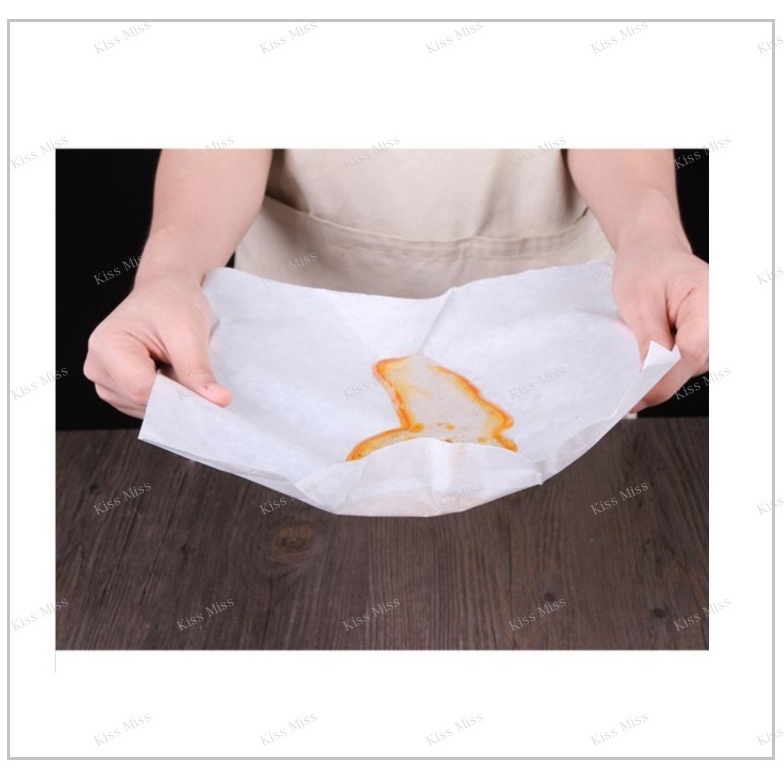 BAKING PAPER ROLL - 10 METER - WHITE - kertas panggang alas roti - kertas air fryer - anti lengket