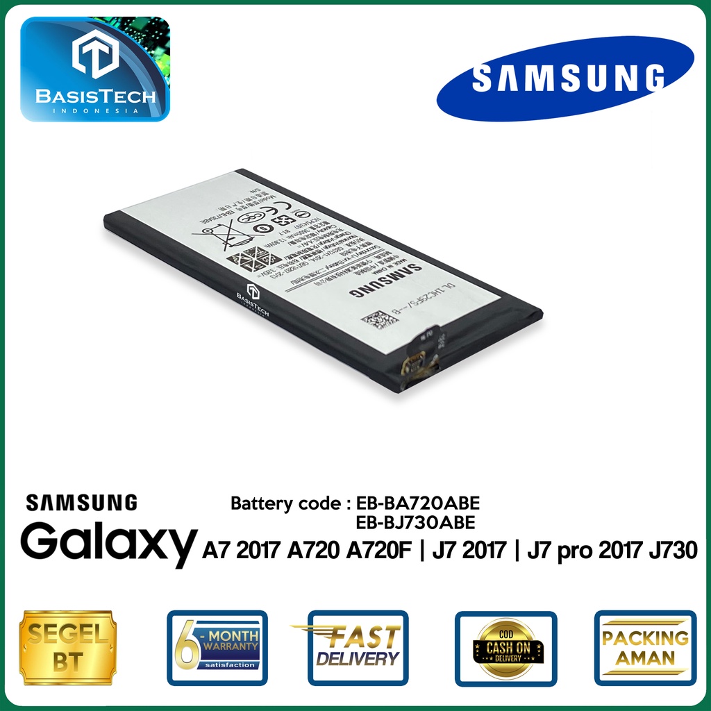 BATERAI SAMSUNG A7 2017 - J7 2017 - J7 PRO 2017 J730 - EB-BJ730ABE EB-BA720ABE - ORI99