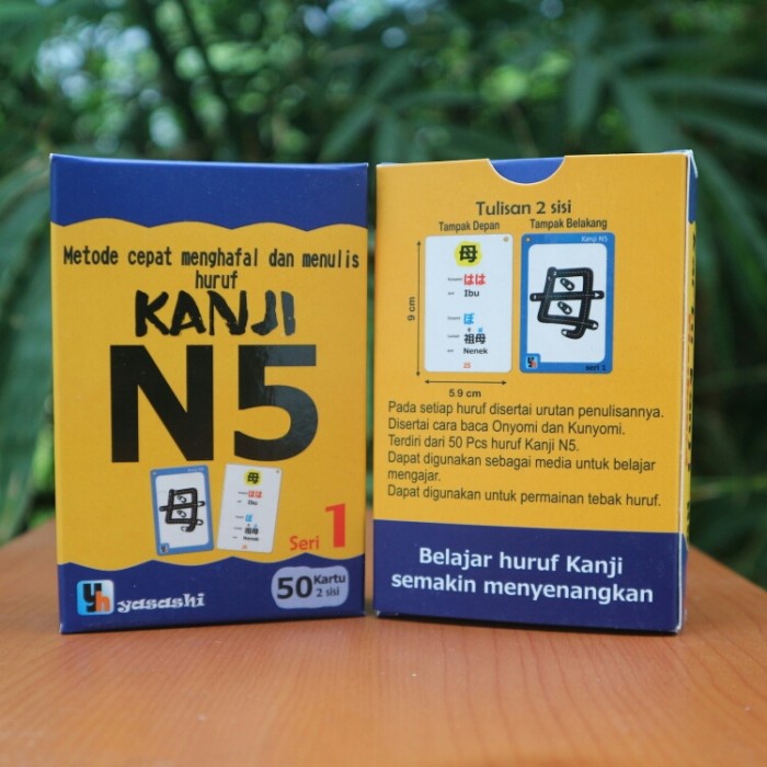 PROMO Flashcard Kanji N5 seri 1