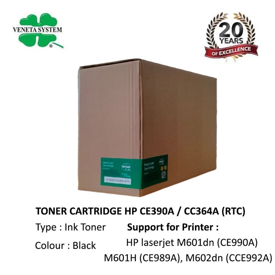 Toner Cartridge HP CE390A CC364A / Toner 90A RTC Veneta