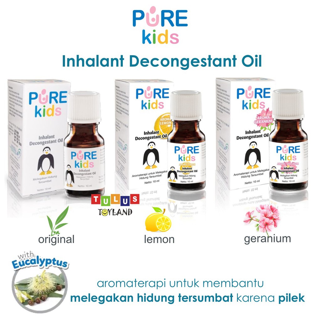 Purekids Inhalant Decongestant Oil Pure Kids PureBB Obat Hidung Tersumbat Anak Bayi Aromaterapi Baby