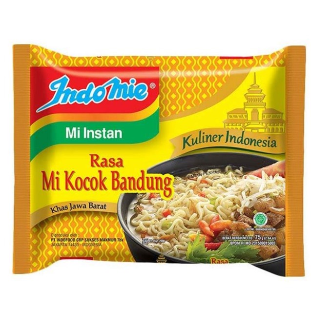 

INDOMIE KUAH RASA MI KOCOK BANDUNG 75GRAM MIE INSTAN