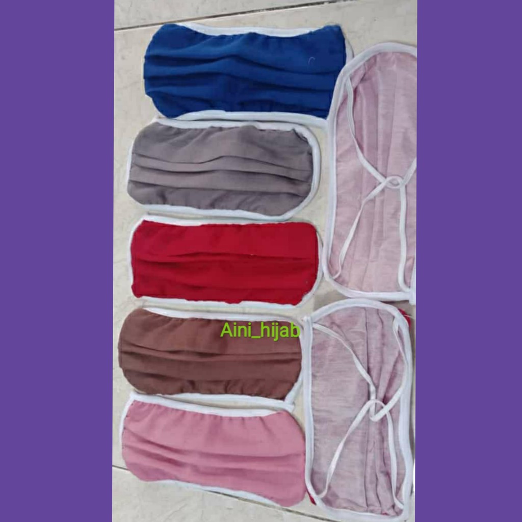 Masker Kain Tali Karet Telinga / Masker Kain Bahan Katun Super