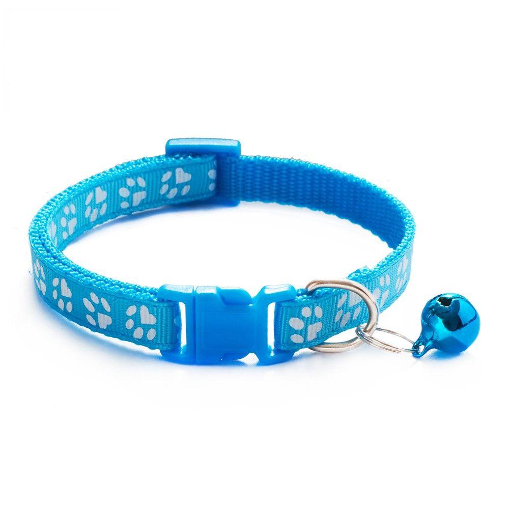 Nanas Pet Kerah Tali Aksesoris Lucu Pet Leash Colorful Bell Paw