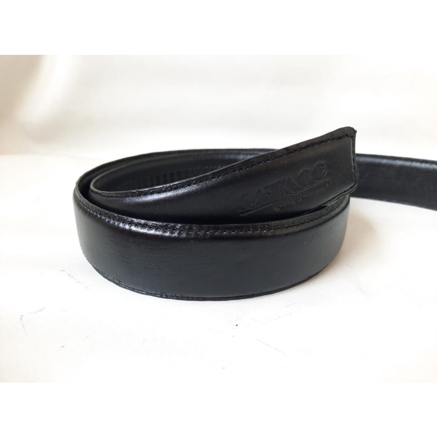 Tali Pinggang Kulit Asli Premium JATACC | Tali Sabuk Kulit Pria (BDN KULIT PORI)