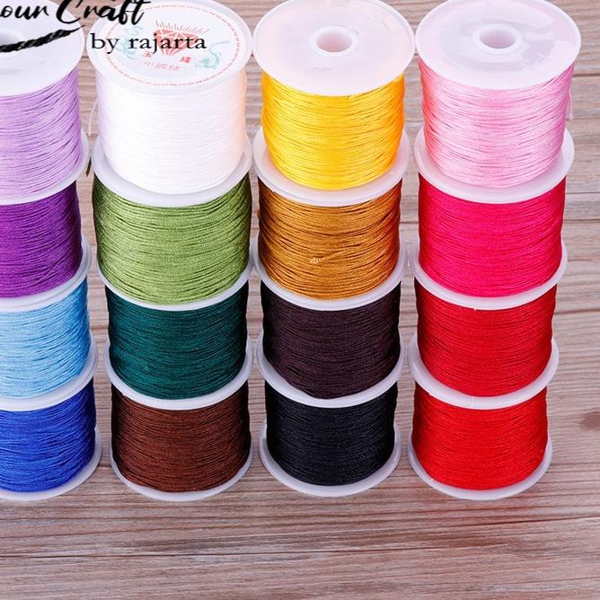

cbg⭐009 TALI KUR NILON POLIESTER CORD UKURAN 0.8MM 45M [AF10]^^