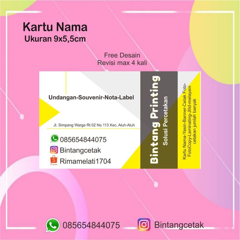 

kartu nama