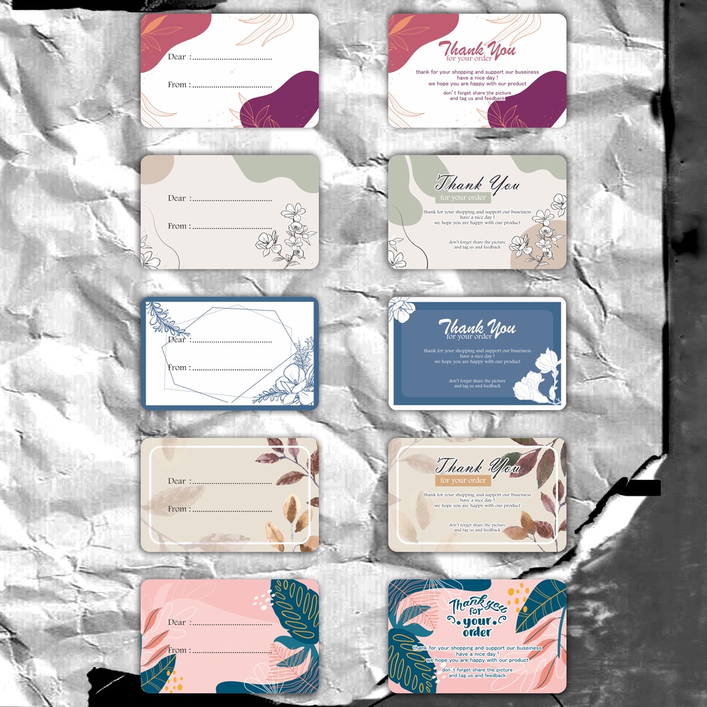 

THANK YOU CARD/KARTU OLSHOP