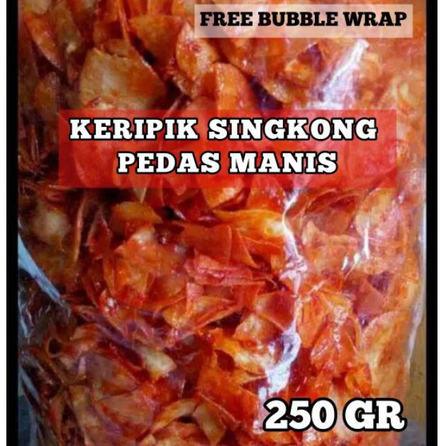 

KERIPIK SINGKONG PEDAS MANIS 250 GR / kripik singkong balado / kripik singkong / Keripik Sanjai