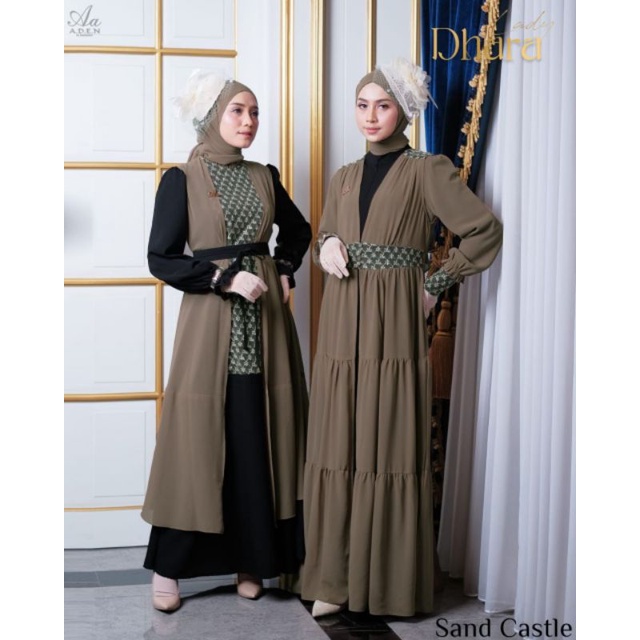 lady dhara dress by aden hijab open po