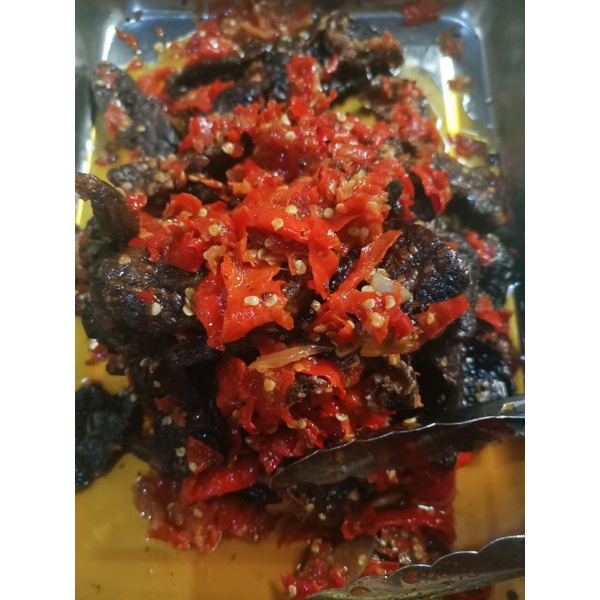 

Paru Balado Dingin berat 150gr