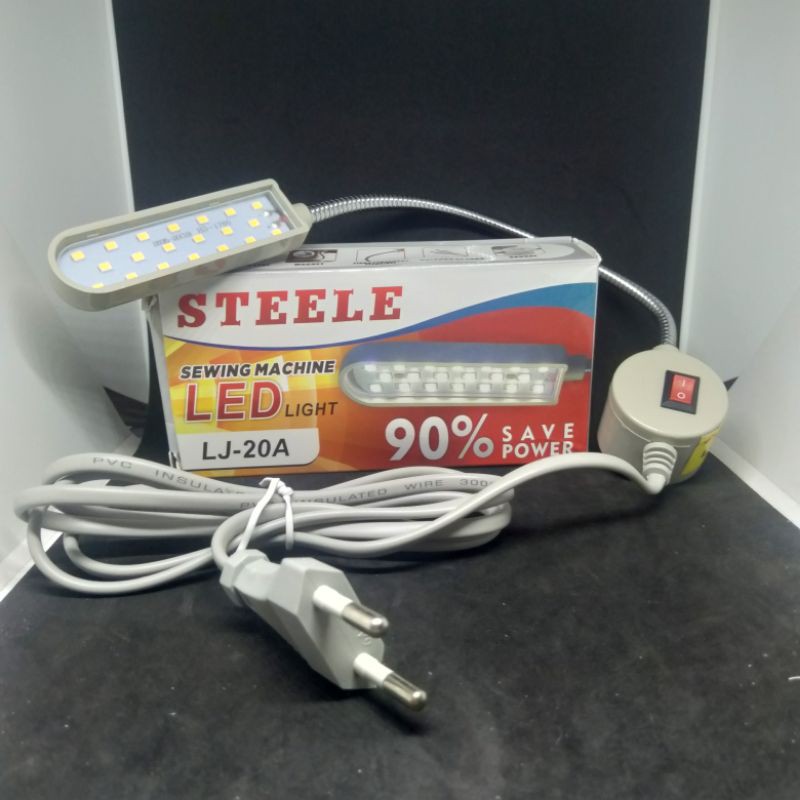 steele emergency sewing light LJ-20A - led mesin jahit - lampu mesin jahit