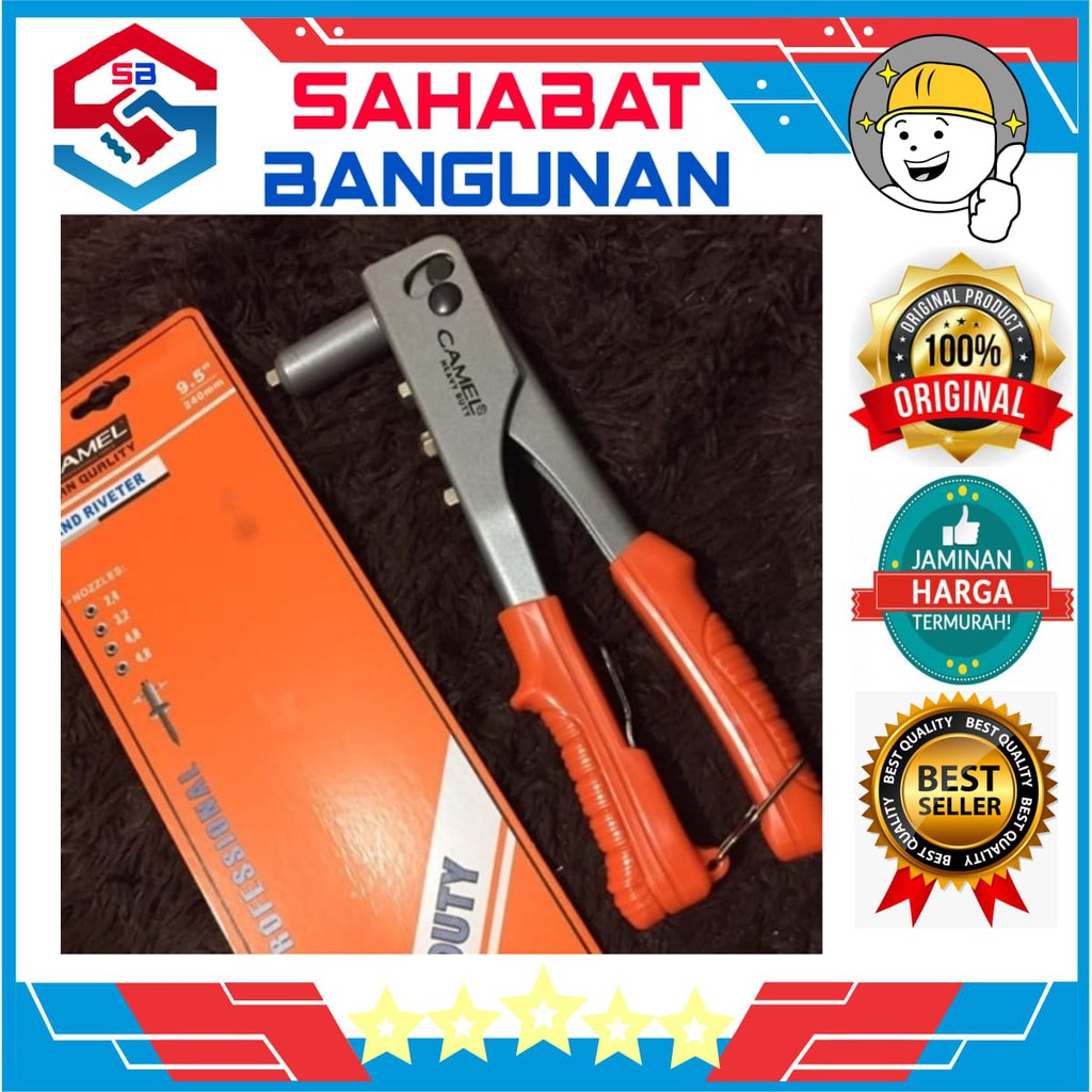 TANG RIVET CAMEL TAIWAN - TANG RIVET TAIWAN CAMEL 9,5 INCH - TANG RIVET TAIWAN - HAND RIVET - TANG R