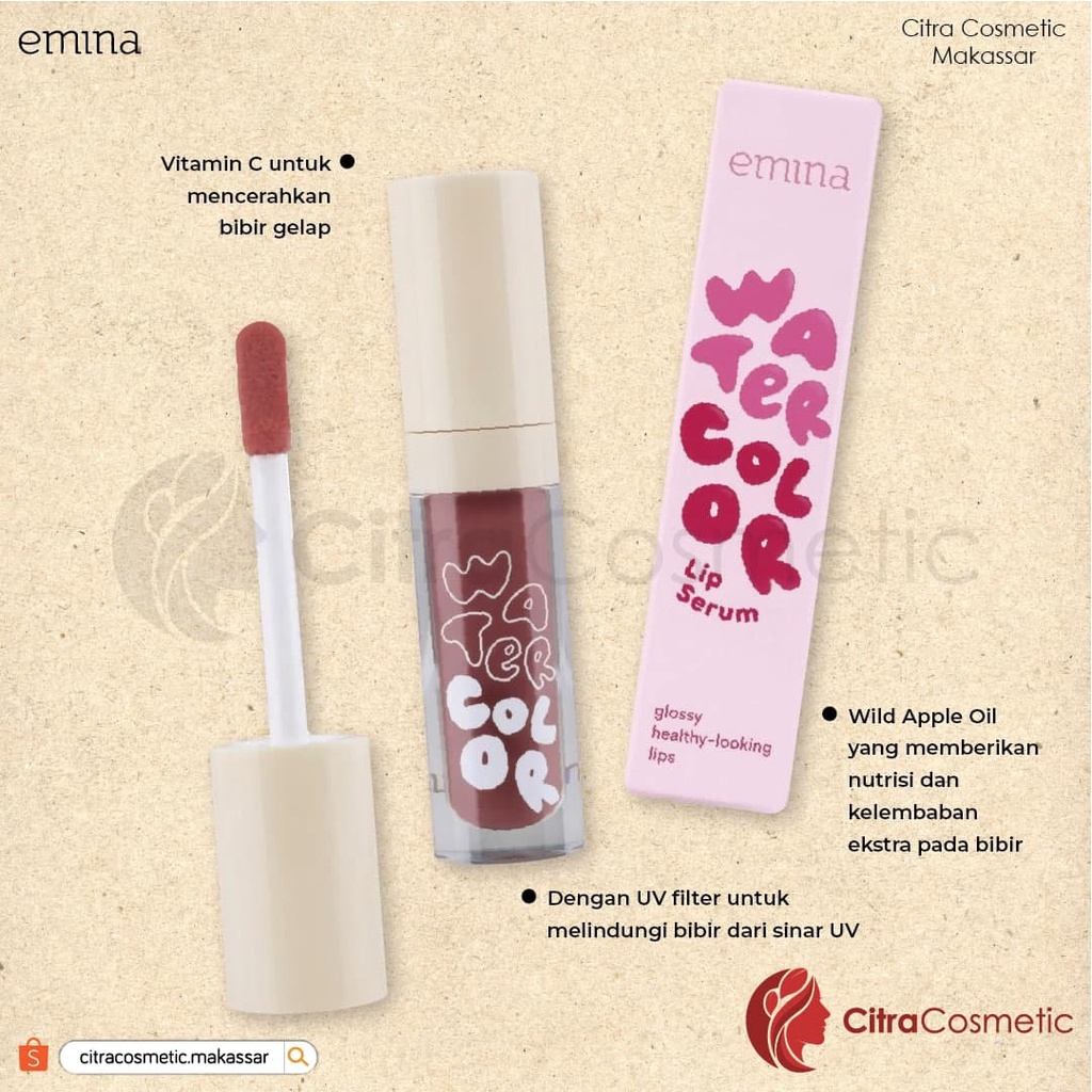 Emina Watercolor Lip Serum Series