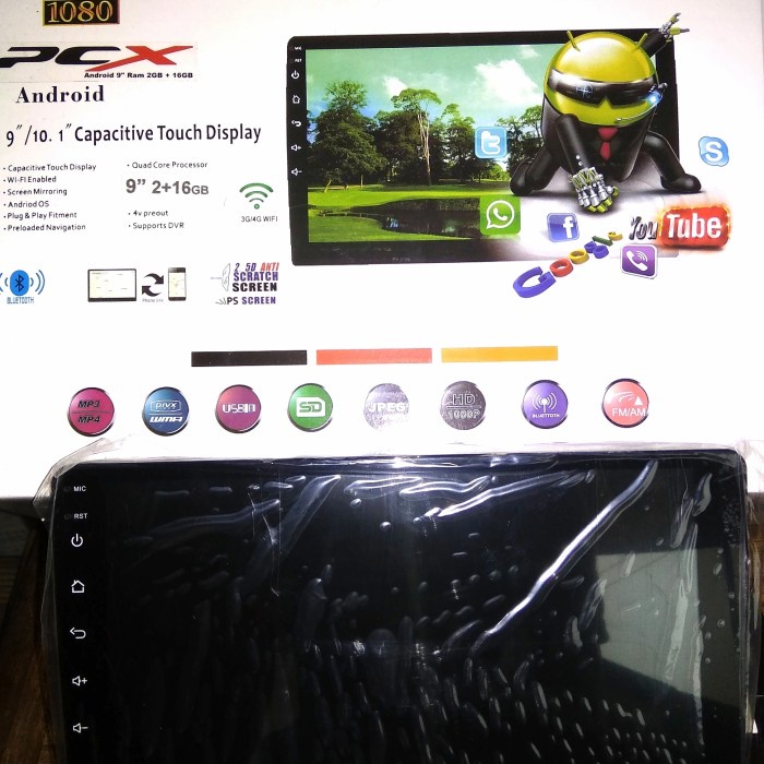 head unit android 9 inch PCX