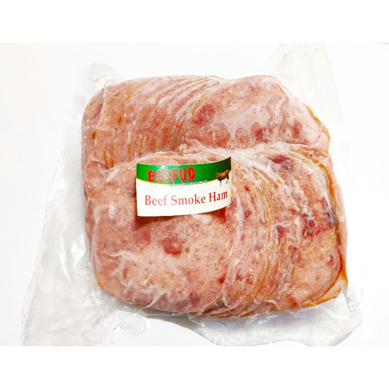 BEEF SMOKED HAM PREMIUM KHAS/ASLI BALI 1000GR. HAM DAGING SAPI