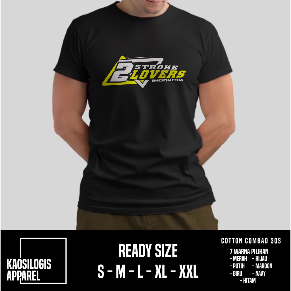 Kaos Two Stroke Lovers Indonesia - Kaosilogis
