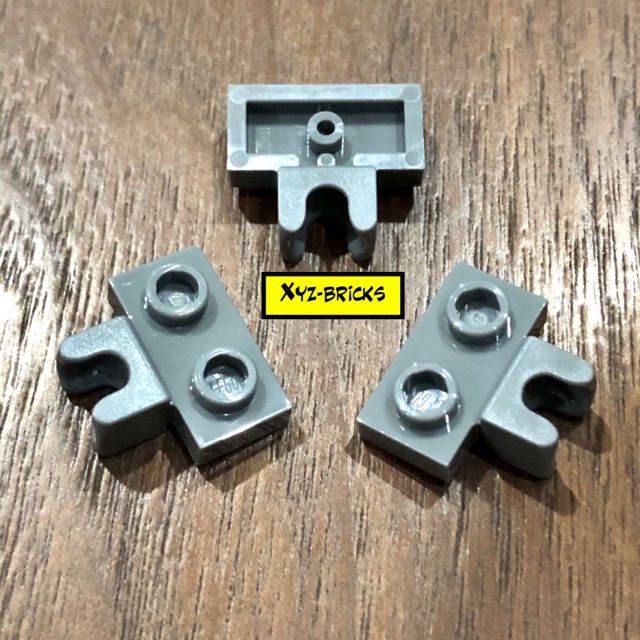 LEGO PARTS 6146792 - Plate 1x2 Ball Cup / Fiction Middle DBG - Dark Bluish Grey