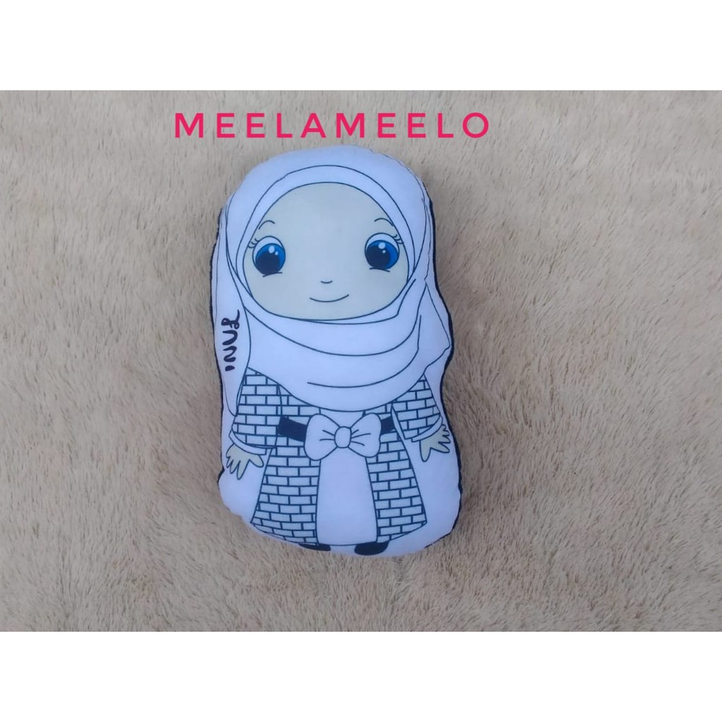 bantal karakter bantal lucu bantal unik hadiah kado bantal meelameelo boneka bisa ganti nama