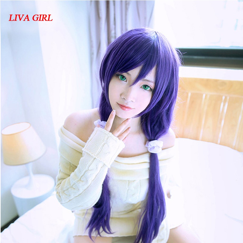 PREORDER High quality  Love Live Cosplay Wig Nozomi Tojo Costume Play Adult Wigs Halloween Anime Hai