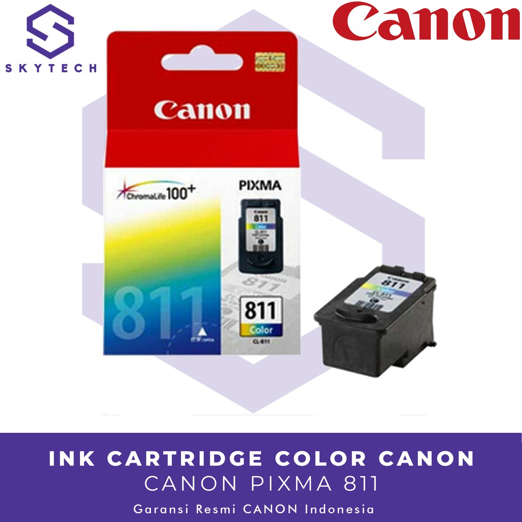 TINTA PRINTER CANON 811 CATRIDGE COLOUR ORIGINAL