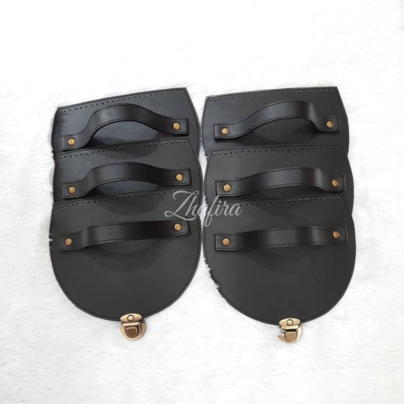 Tutup tas kulit sintetis Pilosa, premium cat pinggir