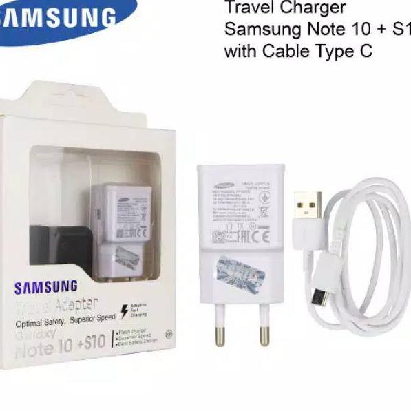 ™ CHARGER SAMSUNG S10+ TYPE C ORIGINAL 100% TRAVEL CHARGER HP TYPE C Ω