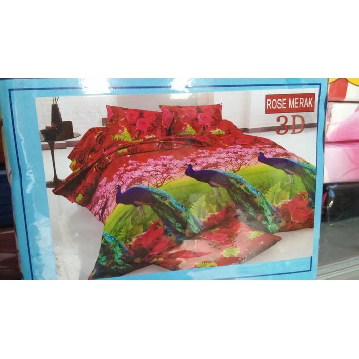 Barang Original  Sprei Bonita 3D Rose Merak no.1