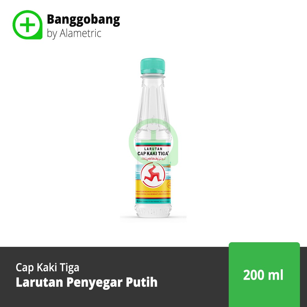 

Cap Kaki Tiga Larutan Penyegar Putih 200 Ml - Banggobang