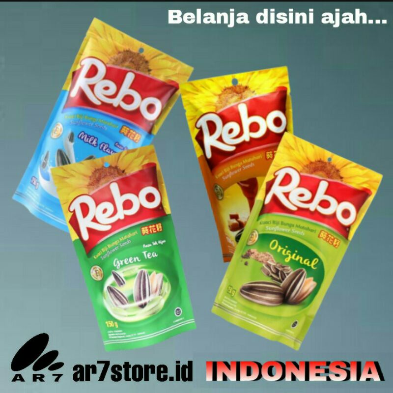 

REBO kuaci biji bunga matahari 150gr all varian rasa