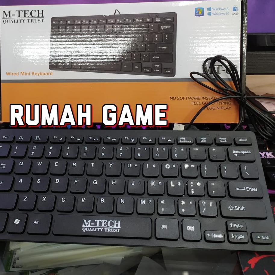 Flash Sale (csb-597) KEYBOARD MINI MTECH MT-08 - KEYBOARD USB EXTERNAL UNTUK LAPTOP/KOMPUTER PLUG