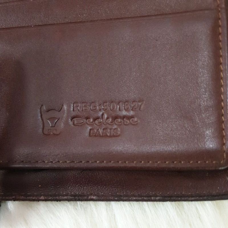 DOMPET KULIT DECKESE UNISEX PRELOVED ORIGINAL