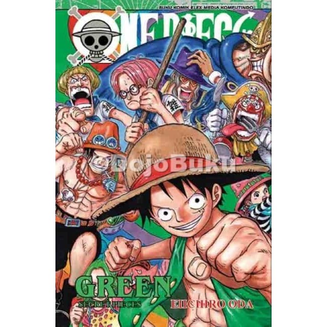 TERLARIS  Komik Seri: One Piece Green Secret Pieces by Eiichiro Oda