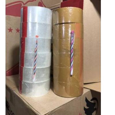 

6 roll Lakban goal tape bonus 1 biji pulpen 45mm 2 inch 100 yard loh ,.