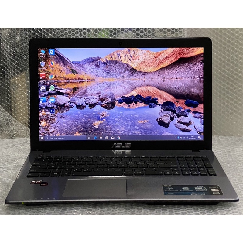 Laptop Asus X550Z AMD A10-7400P RAM 8GB SSD Layar 15.6inch Second