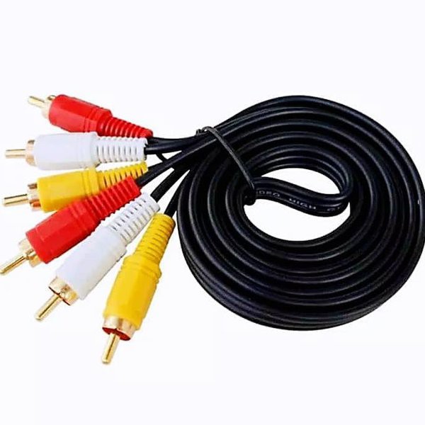 Kabel rca / Kabel rca 3in3 / Kabel rca to rca / kabel rca audio / High quality merah putih kuning